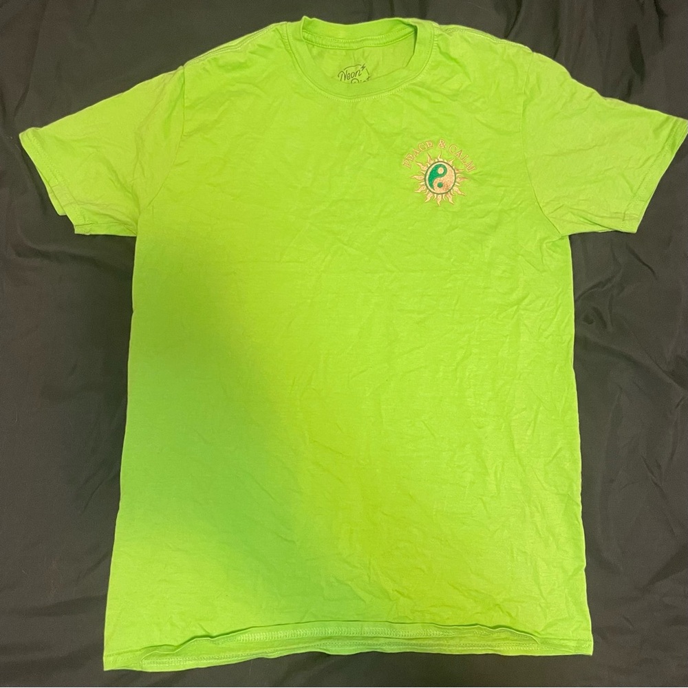 Neon Riot Peace & Calm YinYang T-Shirt